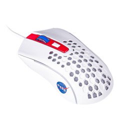 Teclado, mouse alámbrico nasa by TechZone ns-gc02 LED RGB blanco