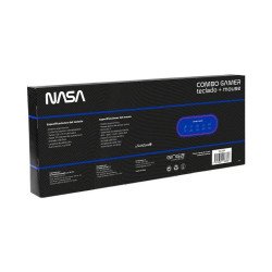 Teclado, mouse alámbrico nasa by TechZone ns-gc02 LED RGB blanco