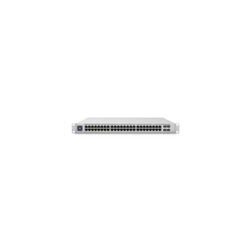 UniFi Switch Enterprise administrable capa 3, 48 puertos 2.5GbE RJ45 POE+, 4 puertos 10G SFP+, 720W, con pantalla táctil de 1.3" UniFi Switch Enterprise administrable capa 3, 48 puertos 2.5GbE RJ45 POE+, 4 puertos 10G SFP+, 720W, con pantalla táctil de 1.3"
