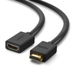 Cable extensor HDMI de 1 M, 4K@60Hz, 3D, HDR, Macho a Hembra