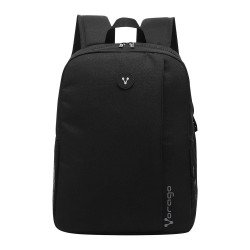 Mochila. Vorago BP-201 Negra. Ligera para Laptop de 15.6 pulgadas color negra