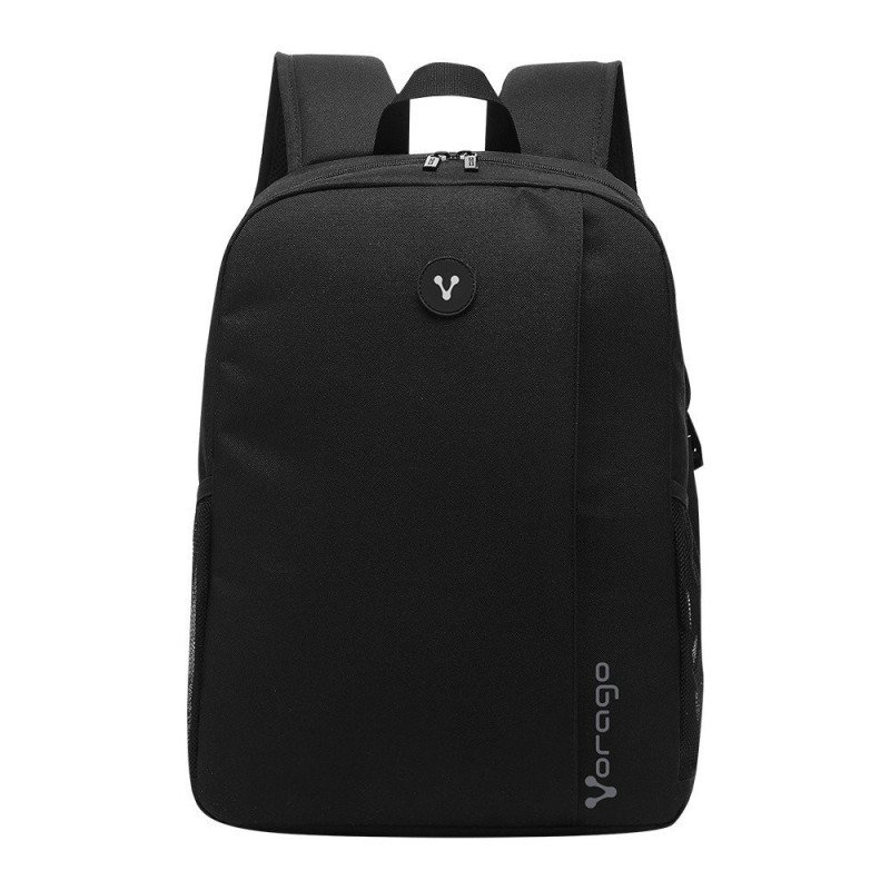 Mochila. Vorago BP-201 Negra. Ligera para Laptop de 15.6 pulgadas color negra