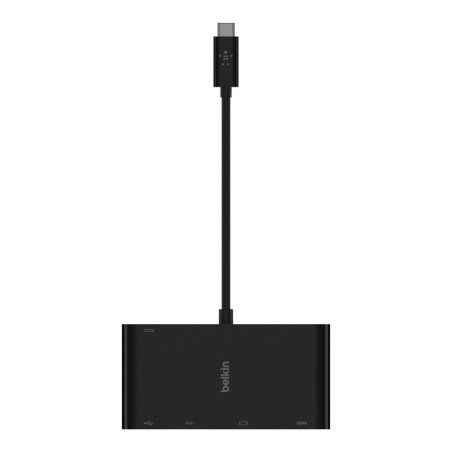 Adaptador de carga y multimedia - USB-C - VGA, HDMI - GigE