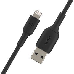 Belkin CAA001BT1MBK cable de conector Lightning 1 m Negro