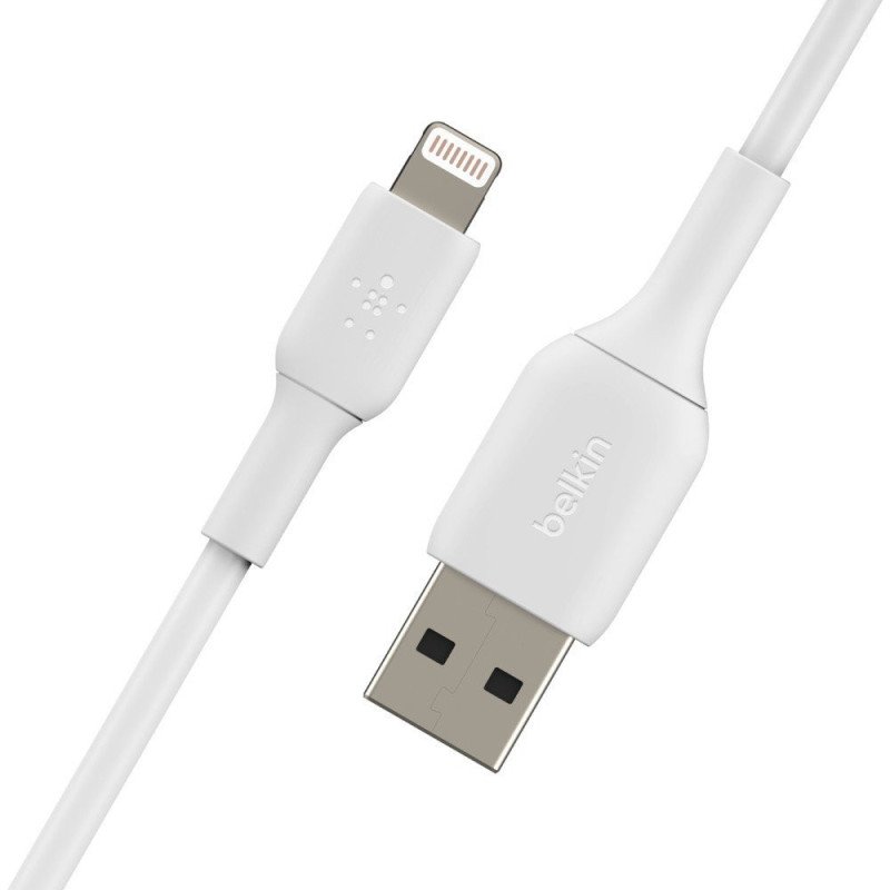 BOOST CHARGE - Cable Lightning - Lightning macho a USB macho - 1 m - blanco - para Apple 10.5-inch iPad Pro, 12.9-inch iP