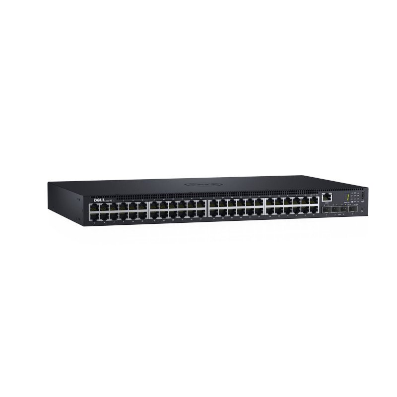 Networking N1548 - Conmutador - L2 + - Gestionado - 48 x 10/100/1000 + 4 x 10 Gigabit SFP+ - flujo de aire de delante hacia Networking N1548 - Conmutador - L2 + - Gestionado - 48 x 10/100/1000 + 4 x 10 Gigabit SFP+ - flujo de aire de delante hacia