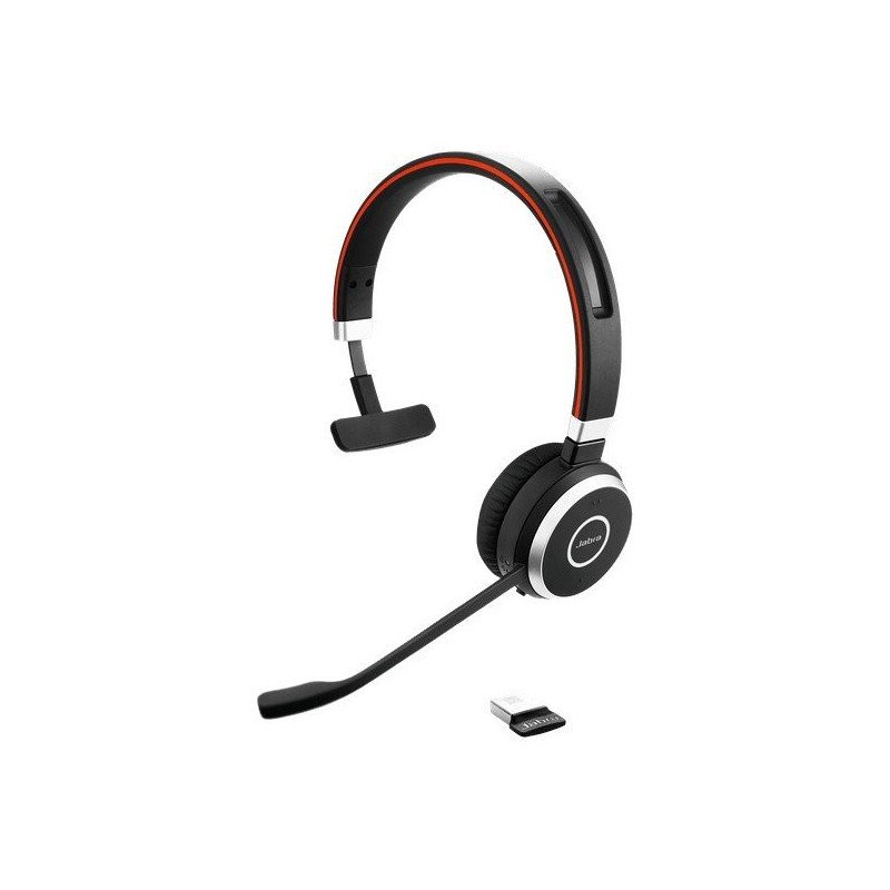 Jabra Evolve 65 SE MS Mono - Auricular - en oreja - Bluetooth - inalámbrico - USB - Certificado para Equipos de Microsoft - para