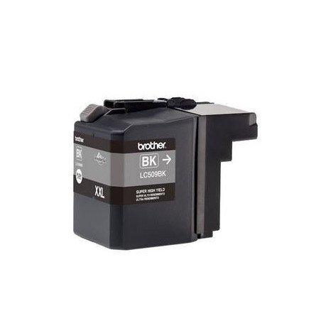 Cartucho Brother LC509BK color negro super alto rendimiento 2400 impre