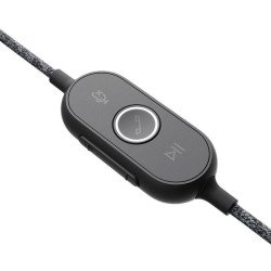 Zone Wired - Auricular - en oreja - cableado - USB-C - grafito