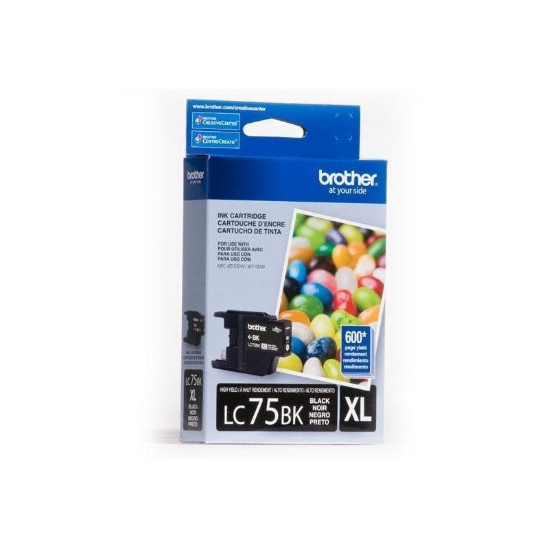 Cartucho Brother negro LC75BK Cartucho Brother negro LC75BK