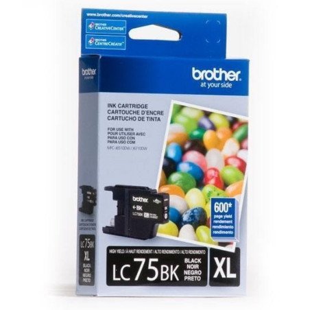 Cartucho Brother negro LC75BK
