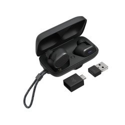 Zone True Wireless - Auriculares inalámbricos con micro - en oreja - Bluetooth - cancelación de sonido activo - grafito