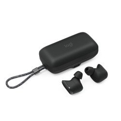 Zone True Wireless - Auriculares inalámbricos con micro - en oreja - Bluetooth - cancelación de sonido activo - grafito