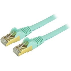 12ft CAT6A Ethernet Cable, 10 Gigabit Shielded Snagless RJ45 100W PoE Patch Cord, CAT 6A 10GbE STP Network Cable w/
