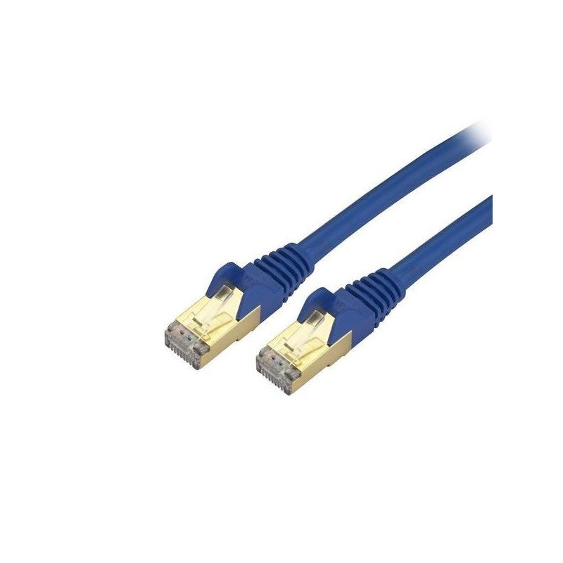 7ft CAT6A Ethernet Cable, 10 Gigabit Shielded Snagless RJ45 100W PoE Patch Cord, CAT 6A 10GbE STP Network Cable w/S