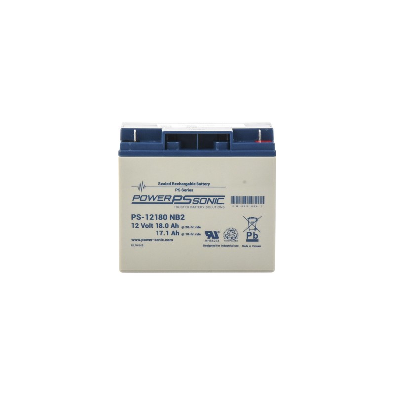 Batería de respaldo UL de 12V 18AH, ideal para sistemas de detección de incendio, control de acceso, intrusión, videovigilancia,