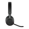 Auricular en oreja Jabra Evolve2 65 MS Stereo, Bluetooth, inalámbrico, USB-A, aislamiento de ruido, negro, Microsoft