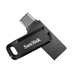 Memoria SanDisk ultra dual Drive Go USB 256 GB tipo-c, USB 3.1 velocidad de lectura 150 Mb/s color negro
