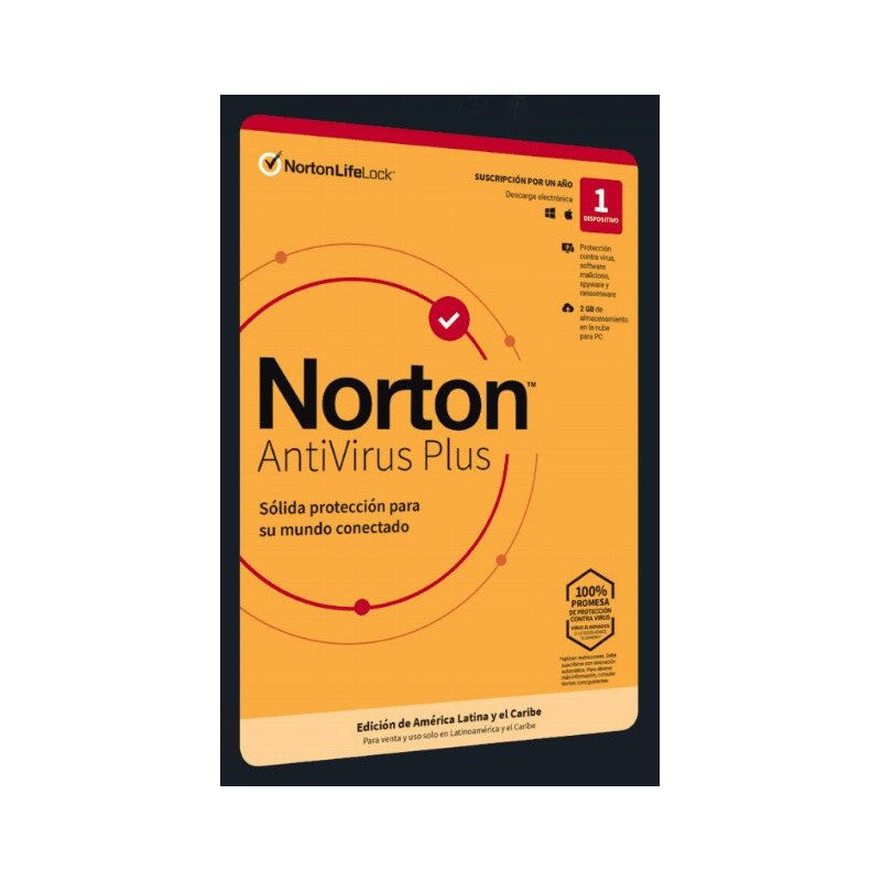 Norton Antivirus Plus - 2 years - 1 device - Spanish (Latin American)