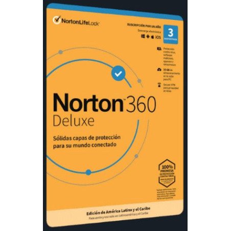Norton 360 Deluxe / Total Security - 2 years - 5 devices - Spanish (Latin American)