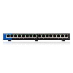 Switch Linksys 16 puertos gigabit, 8 puertos Poe+, 30 watts por puerto, qos, para escritorio