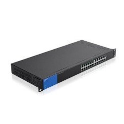 Switch Linksys 24 puertos gigabit, 10 puertos Poe+, 30 watts por puerto para rack, qos