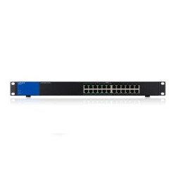 Switch Linksys 24 puertos gigabit, 10 puertos Poe+, 30 watts por puerto para rack, qos