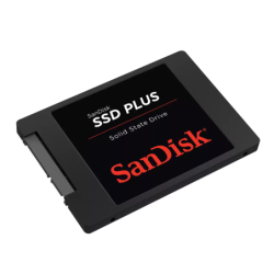 Unidad de estado sólido SSD Sandisk plus 1TB 2.5 SATA3 7mm lect.535, escr.350mbs