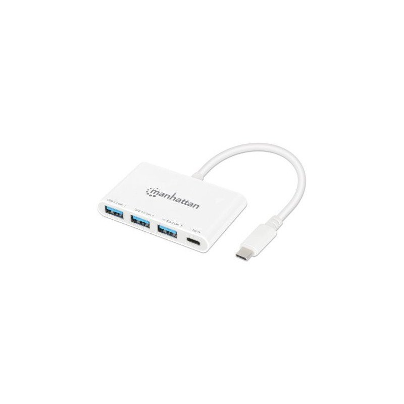 Hub USB 3.2 Gen 1 (3.1 Gen 1) Type-C, USB 3.2 Gen 1 (3.1 Gen 1) Type-A, USB 3.2 Gen 1 (3.1 Gen 1) Type-C, 5000 Mbit/s