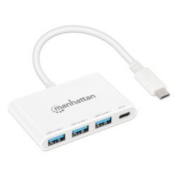 Hub USB 3.2 Gen 1 (3.1 Gen 1) Type-C, USB 3.2 Gen 1 (3.1 Gen 1) Type-A, USB 3.2 Gen 1 (3.1 Gen 1) Type-C, 5000 Mbit/s