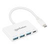 Hub USB 3.2 Gen 1 (3.1 Gen 1) Type-C, USB 3.2 Gen 1 (3.1 Gen 1) Type-A, USB 3.2 Gen 1 (3.1 Gen 1) Type-C, 5000 Mbit/s