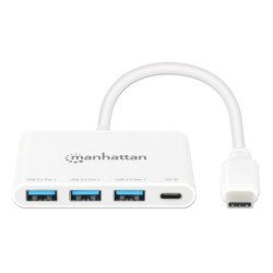 Hub USB 3.2 Gen 1 (3.1 Gen 1) Type-C, USB 3.2 Gen 1 (3.1 Gen 1) Type-A, USB 3.2 Gen 1 (3.1 Gen 1) Type-C, 5000 Mbit/s