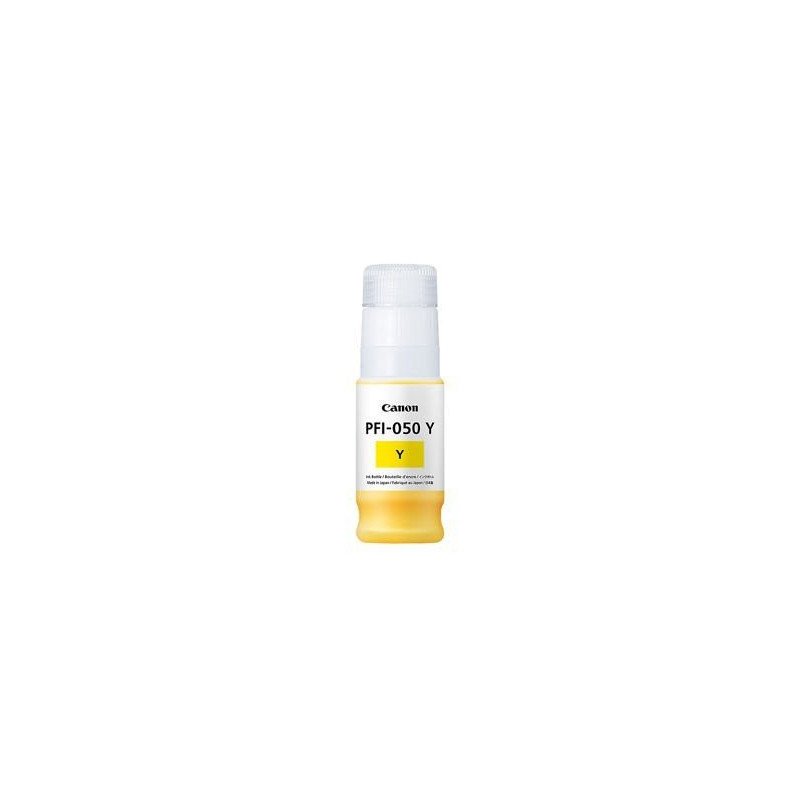 Canon PFI-050 Y cartucho de tinta 1 pieza Original Amarillo Canon PFI-050 Y cartucho de tinta 1 pieza Original Amarillo