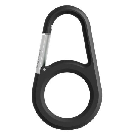 Soporte protector con llavero, Negro, Resistente a rayones, AirTag