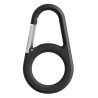 Soporte protector con llavero, Negro, Resistente a rayones, AirTag
