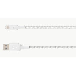 Cable Lightning Belkin CAA002BT1MWH, 1 m, USB A, Macho, Macho, Blanco