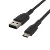 Cable Micro-USB A, Belkin CAB005BT1MBK, 1 m, USB A a Micro-USB A, Negro
