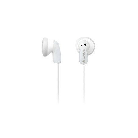 Audífono interno in-ear Sony E9-L9 color blanco conector 3.5 mm