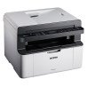 Multifuncional láser monocromática Brother MFC1900, 21 ppm, fax, 4 en 1