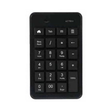 Teclado numérico inalámbrico Acteck inspire pad tn450, bluetooth 5.0, 23 teclas, negro, advanced series, ac-934176