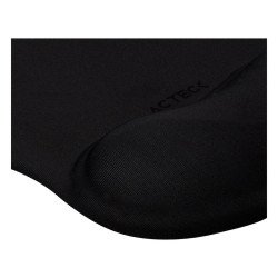 Mousepad alfombrilla mouse pad Acteck plane MG210, reposamuñecas de gel, acabado de tela, base antideslizante, 24x21x2.5cm, negr