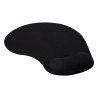 Mousepad alfombrilla mouse pad Acteck plane MG210, reposamuñecas de gel, acabado de tela, base antideslizante, 24x21x2.5cm, negr