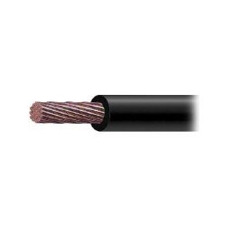 Cable de Cobre Recubierto THW-LS Calibre 4/0 AWG 19 Hilos Color Negro (100 metros).