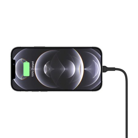Belkin - soporte de carga inalámbrico para el coche - 10 vatios - negro - para Apple iPhone 12, 12 mini, 12 pro, 12 pro máx.