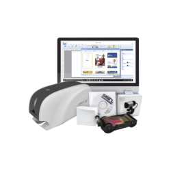 Kit impresora smart30 (impresión una cara), incluye ribbon, tarjetas PVC, software, limpieza
