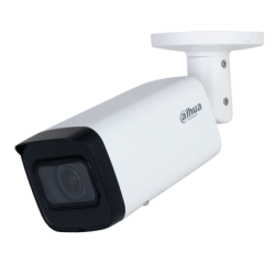 Cámara IP bullet de 4 megapixeles, lente motorizado de 2.7 a 13.5 mm, wizsense, ir de 60 metros, SMD plu