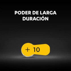 Baterías Duracell - Battery - cb hearing aids - 6 cb10