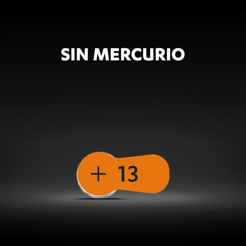 Baterías Duracell - Battery - hearing aids - 6 cb13