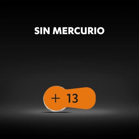 Baterías Duracell - Battery - hearing aids - 6 cb13