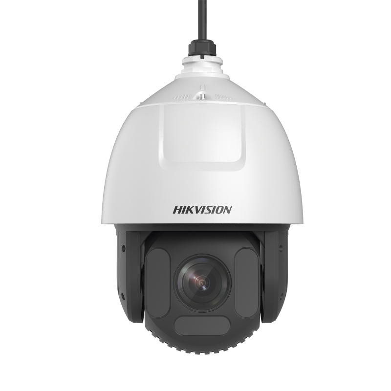 Domo PTZ IP 4 megapixel, 45x zoom, 300 m ir, autoseguimiento, wdr 120 db, eis, deep learning, exterior IP66, rapid focus, hi-Poe